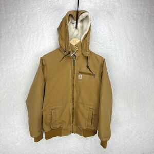 Carhartt Wildwood Jacket Sherpa Lined Womens‎ Medium Wildwood 100815 211 Brown